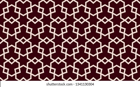 Red. Vector luxury abstract background. Vector seamless pattern