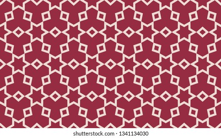 Red. Vector luxury abstract background. Vector seamless pattern