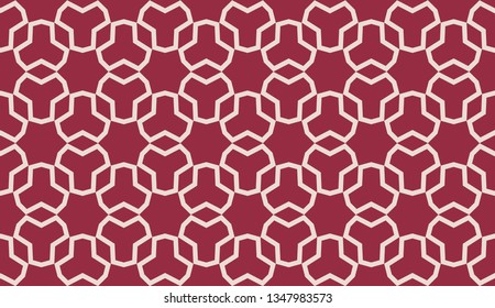 Red. Vector luxury abstract background. Vector seamless pattern