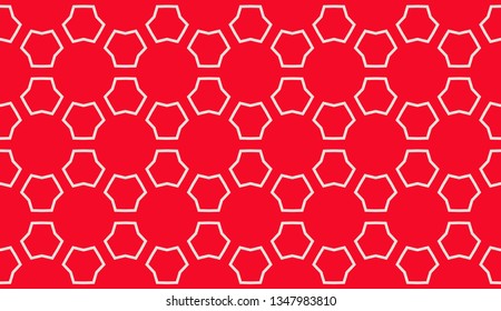 Red. Vector luxury abstract background. Vector seamless pattern