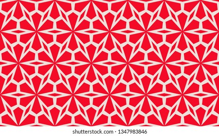 Red. Vector luxury abstract background. Vector seamless pattern