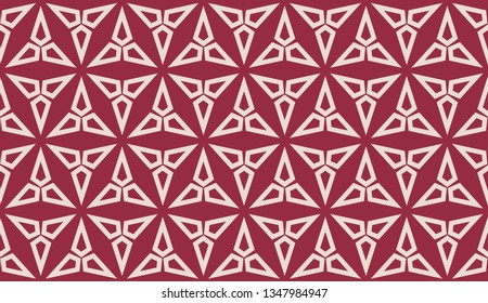 Red. Vector luxury abstract background. Vector seamless pattern