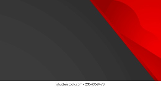 Red vector modern background with black space for text and message. concept design