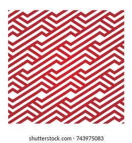 Red Vector Ornament Letter S Logo