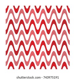 Red Vector Ornament Wave Swirl Logo