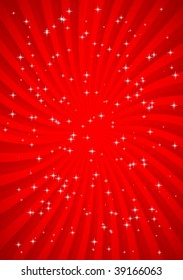 Red Vector Party Background