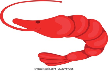 gambas vectoriales rojas sin fondo