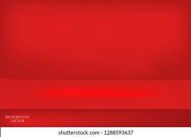 red vector table for design