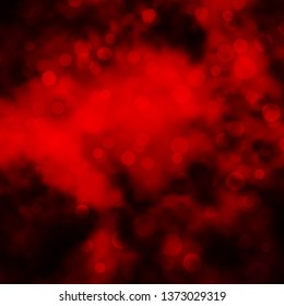 Red vector texture with circles. Colorful illustration with gradient dots in nature style. Design for posters, banners.