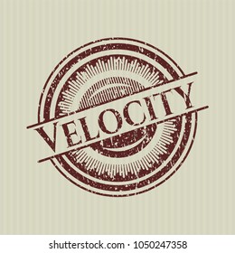 Red Velocity distress rubber seal