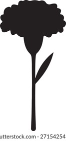 Icono de flor de terciopelo rojo – Ilustración vectorial