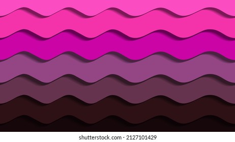 Red velvet papercut background concept design