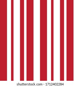 Red vertical striped seamless pattern background suitable for fashion textiles, graphics