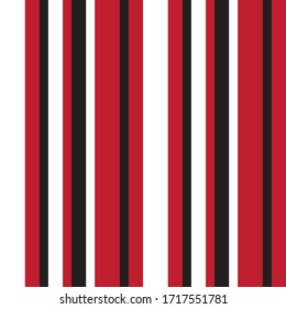 Red vertical striped seamless pattern background suitable for fashion textiles, graphics
