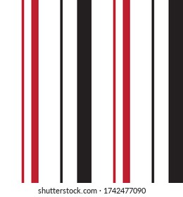 Red vertical striped seamless pattern background suitable for fashion textiles, graphics