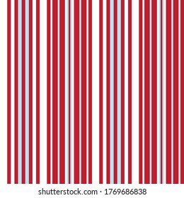 Fondo de patrón de rayas verticales rojas sin costura adecuado para textiles de moda, gráficos