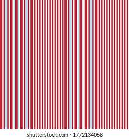 Red vertical striped seamless pattern background suitable for fashion textiles, graphics