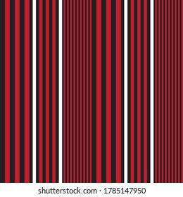 Red vertical striped seamless pattern background suitable for fashion textiles, graphics