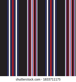 Red vertical striped seamless pattern background suitable for fashion textiles, graphics