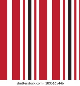 Red vertical striped seamless pattern background suitable for fashion textiles, graphics