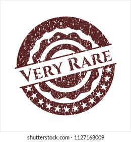 Red Very Rare rubber stamp