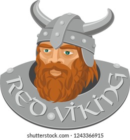 red Viking head