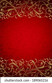 Red Vintage Background Stock Vector (Royalty Free) 189065216 | Shutterstock