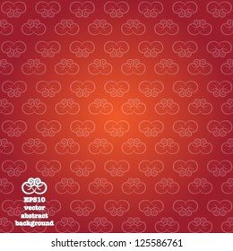 red vintage background, eps10 vector illustration