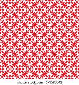 Red Vintage pattern graphic design