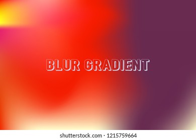 Red and violet gradient mesh background. Abstract blurred smooth image. Smooth blend banner template. Iridescent holographic wallpaper, frame, banner. Funky gradient texture and lettering