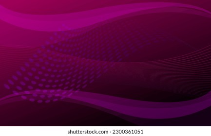 red violet purple lines curve wave abstract technology background