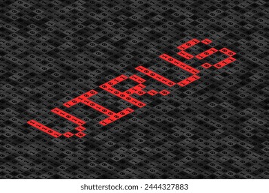 Red VIRUS inscription over binary code made from 0 and 1 symbols. Concept of computer virus program, data security in cyberspace, software error, hacker attack