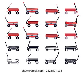 Red Wagon Illustrations Clip Art Hugh Collection Design, With White Background, Red Wagon Best Concept Is Wheel Vehicle, Carry And Truck Farmer,
Auto Clip Art 3d Vector Big Collections. 