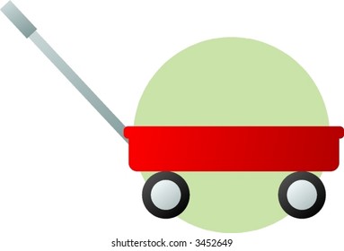 Red Wagon Toy