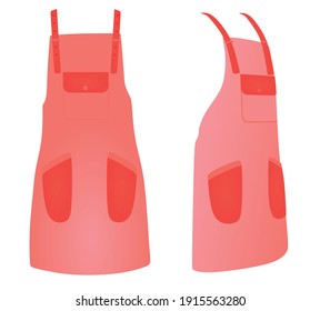 Manzana de camarero rojo. ilustración vectorial