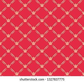 Red wallpaper background texture, vector illustration