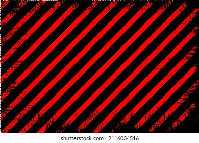 Red Warning Stripe Background Abstract Grunge Stock Vector (Royalty ...