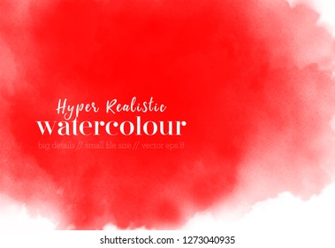 red water color background. vector eps 8