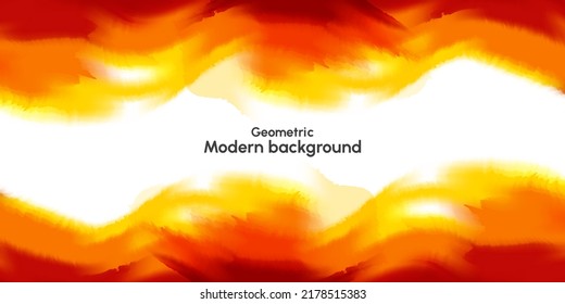 red water color background vector illustration