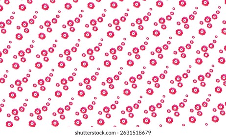 Las gotas de agua rojas sobre un fondo abstracto forman un patrón sin fisuras, perfecto para un diseño de tarjeta de San Valentín o de vacaciones