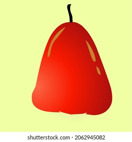 red water guava vector design
