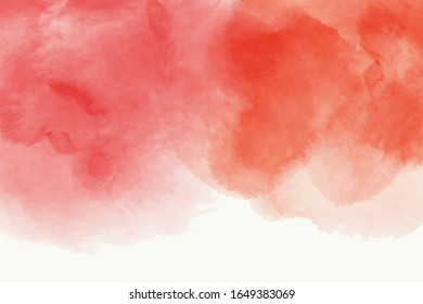 red watercolor abstract background vector design