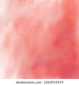 Red watercolor abstract background vector