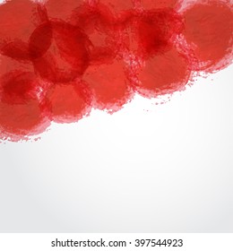 Red Watercolor Background