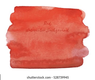 Red Watercolor background