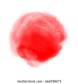 red watercolor background