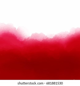 Red watercolor background