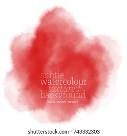 red watercolor background