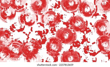 Red watercolor background for textures backgrounds and web banners design
