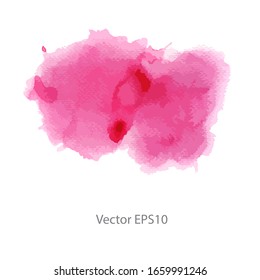 red watercolor background. vector background